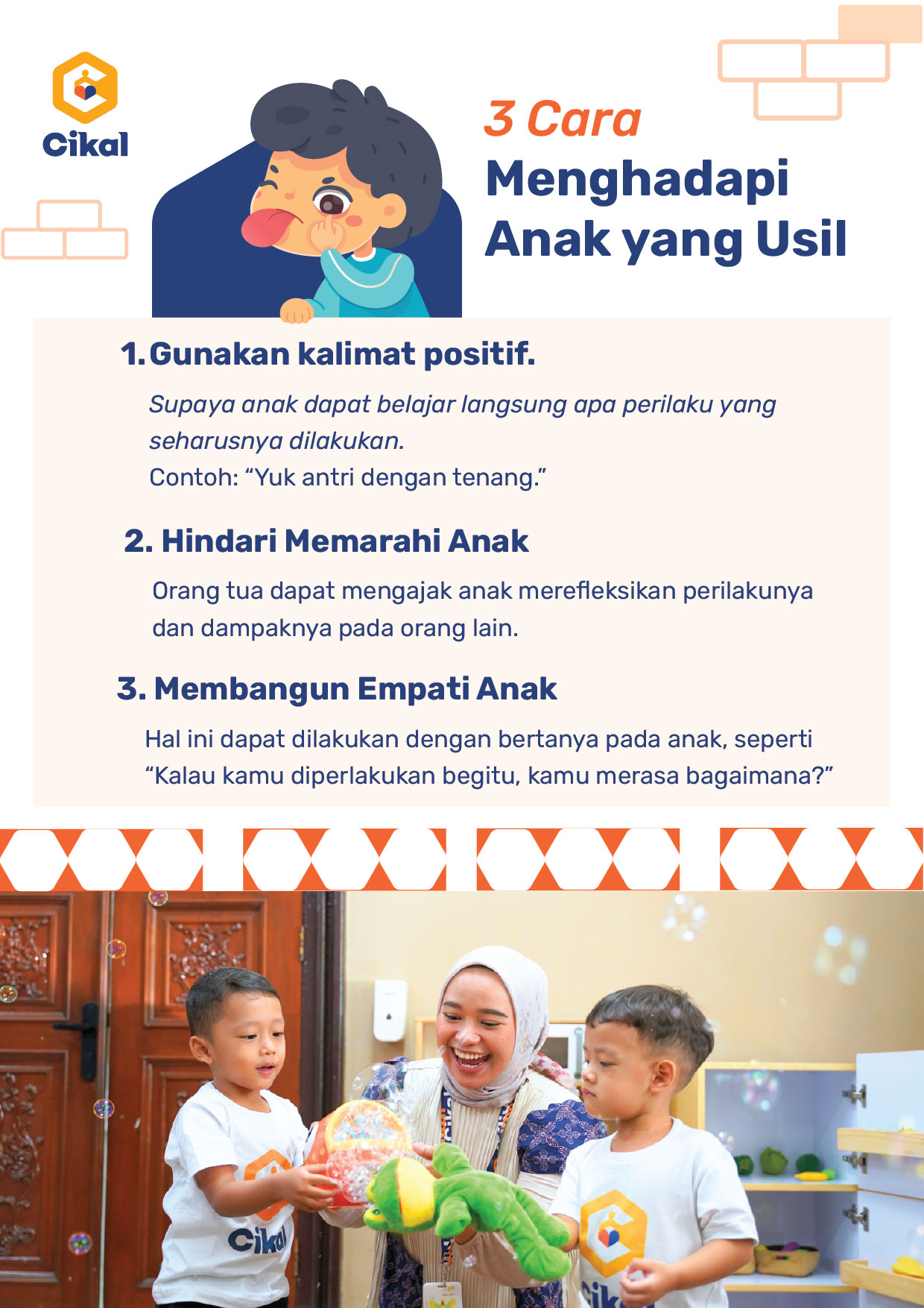 Tips Agar Anak Tidak Usil - Rumah Main Cikal
