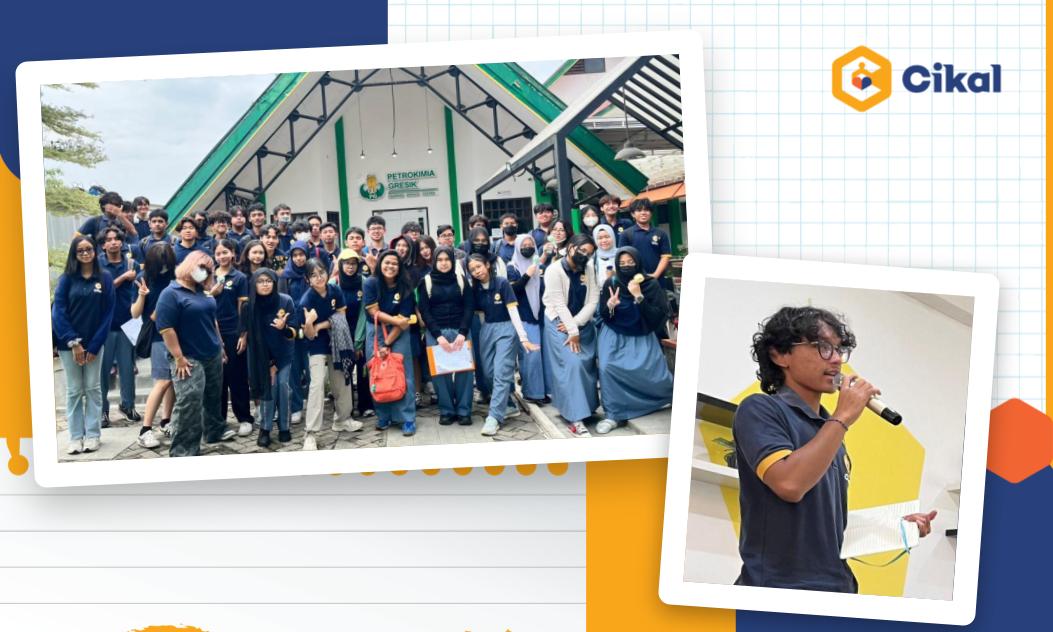  Murid SMA Cikal Surabaya Kunjungan ke PT. Petrokimia Gresik