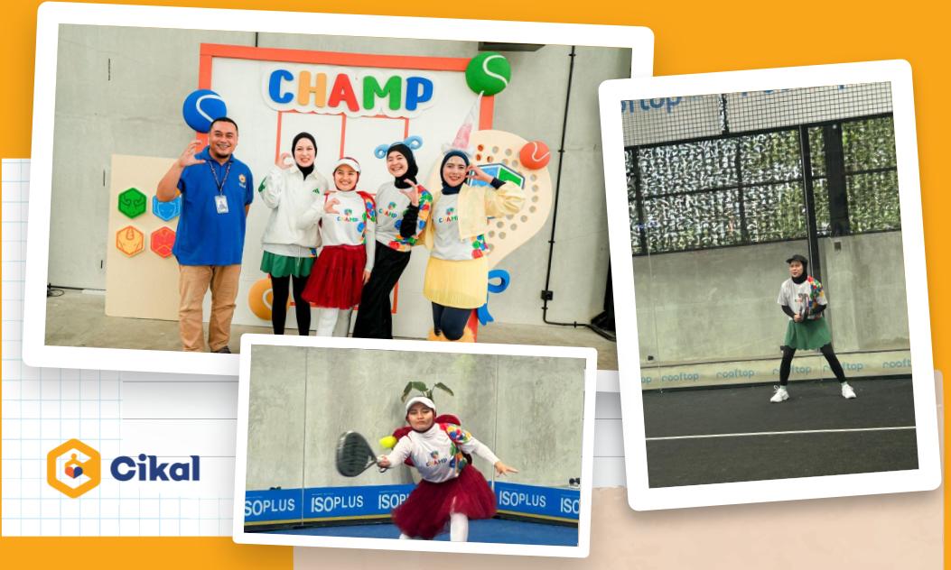 Para Ibu Wali Murid Sekolah Cikal Surabaya Gelar Champ Padel 2025 