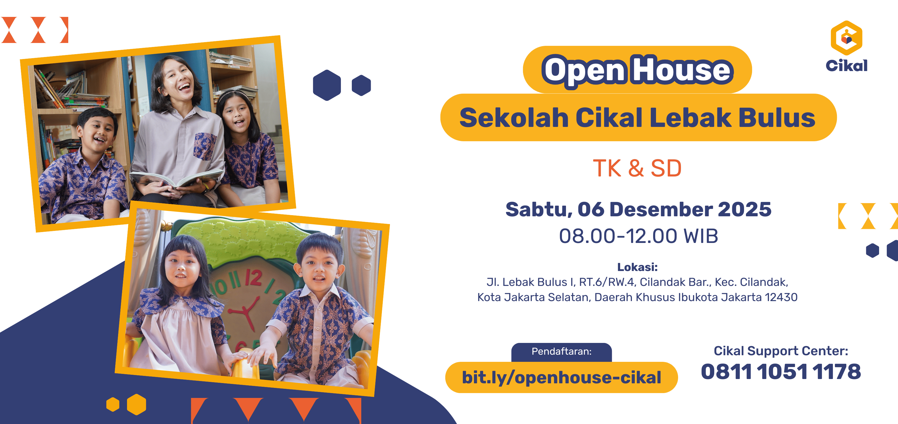 TK dan SD Cikal Lebak Bulus Open House (6 Desember 2025)
