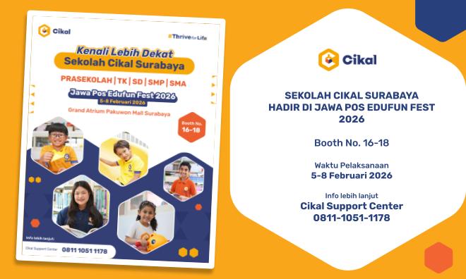 Sekolah Cikal Surabaya Hadir di Jawa Pos Edufun Fest 2026