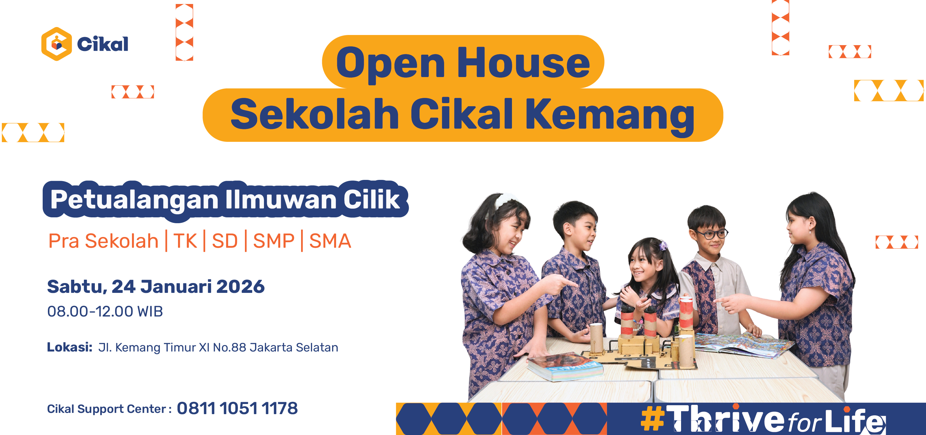 Sekolah Cikal Kemang Open House Januari 2026