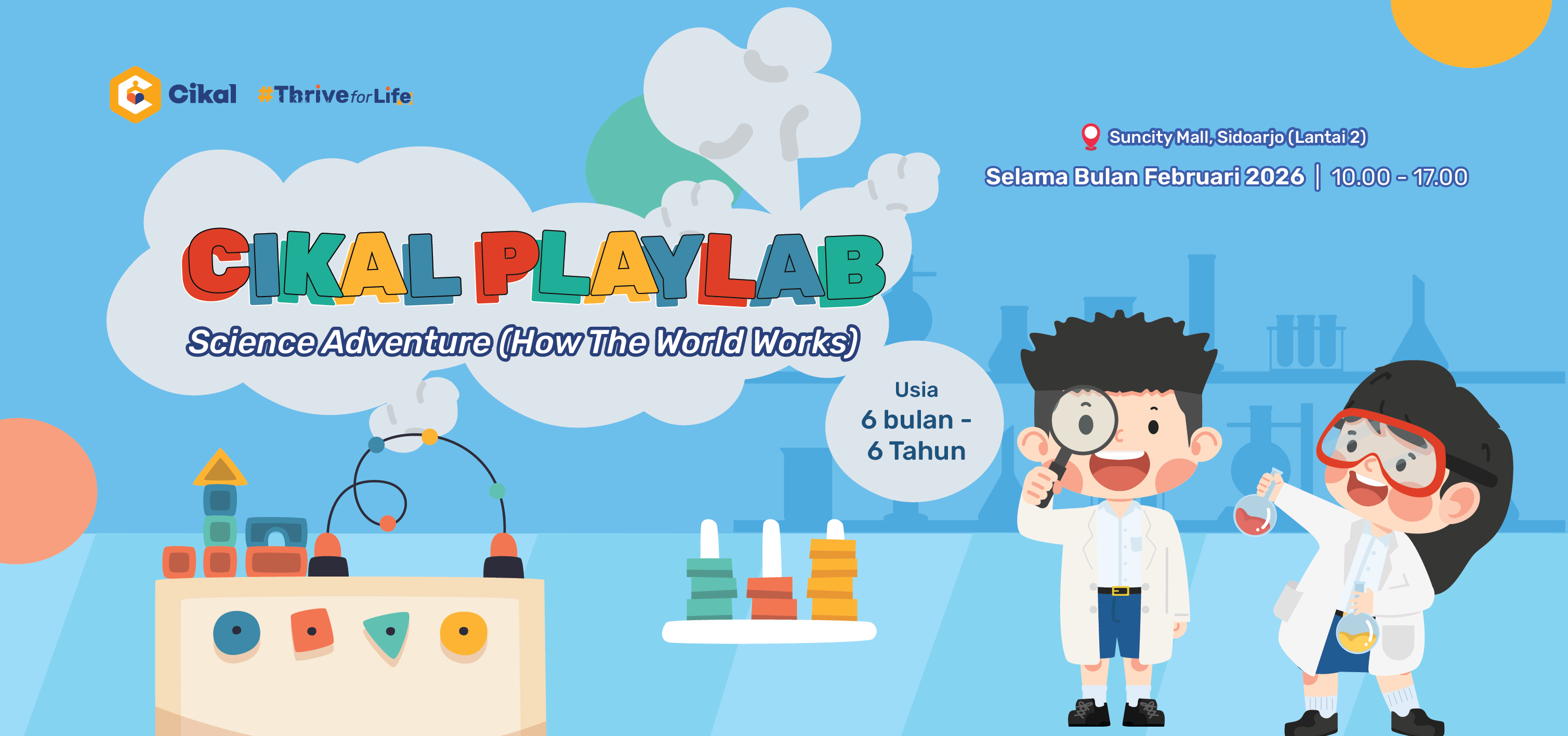 Sekolah Cikal Surabaya Playlab Prasekolah dan TK (untuk Umum)