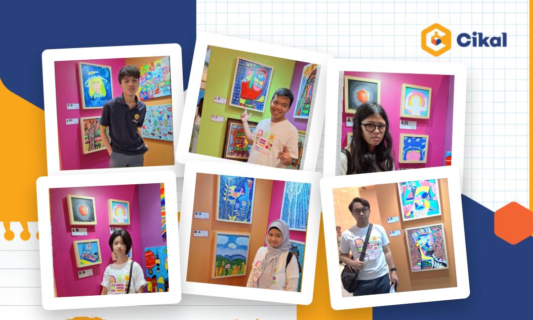 Karya Lukisan Murid SMA Cikal dengan Kebutuhan Khusus 