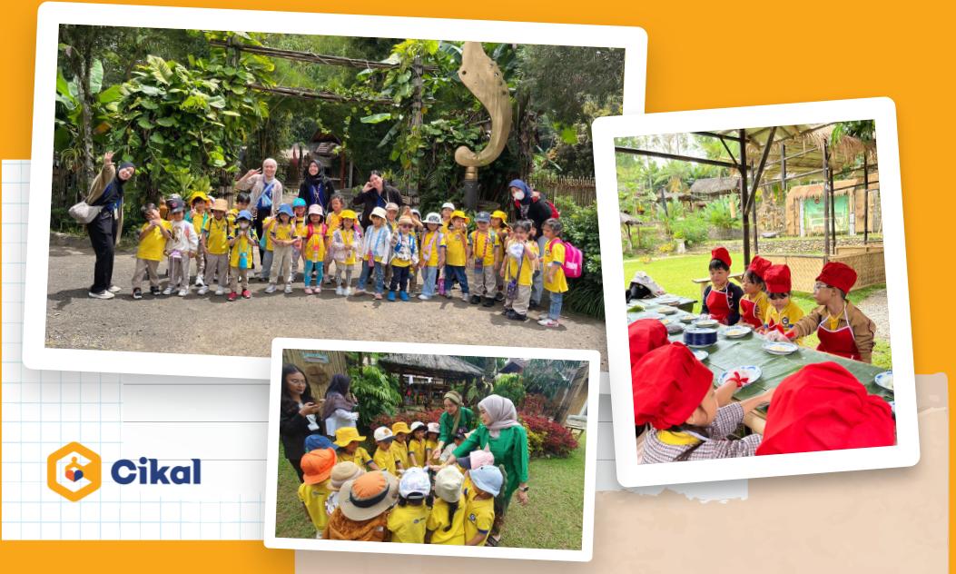 Murid TK Cikal Bandung Belajar Kebudayaan Sunda 