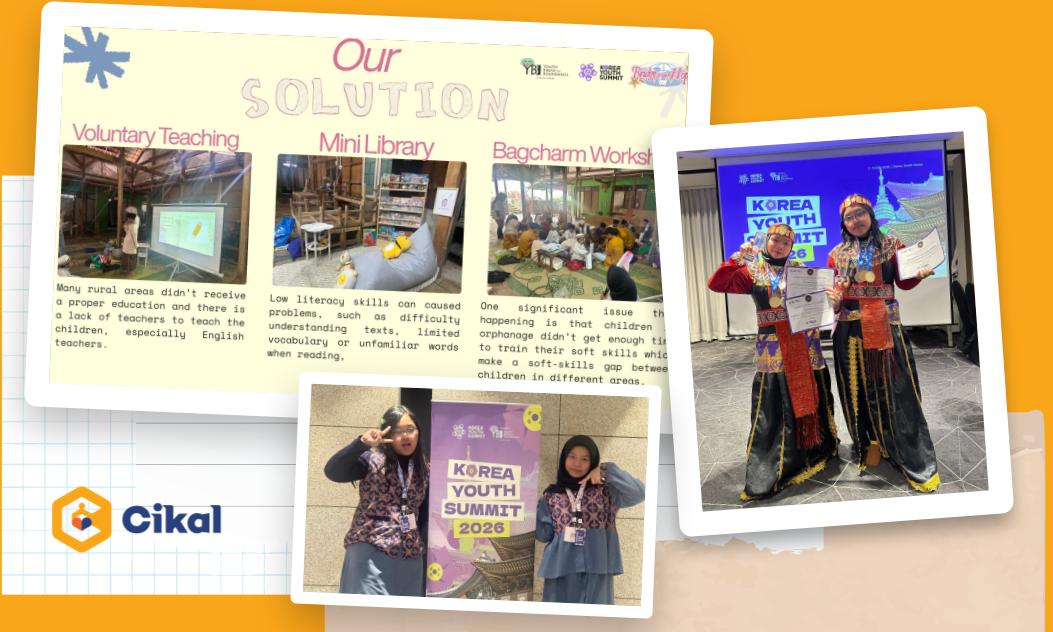 Dua pelajar SMA Raih Prestasi di Korean Youth Summit 2026