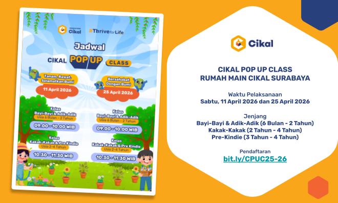Cikal Pop Up Class Rumah Main Cikal Surabaya 