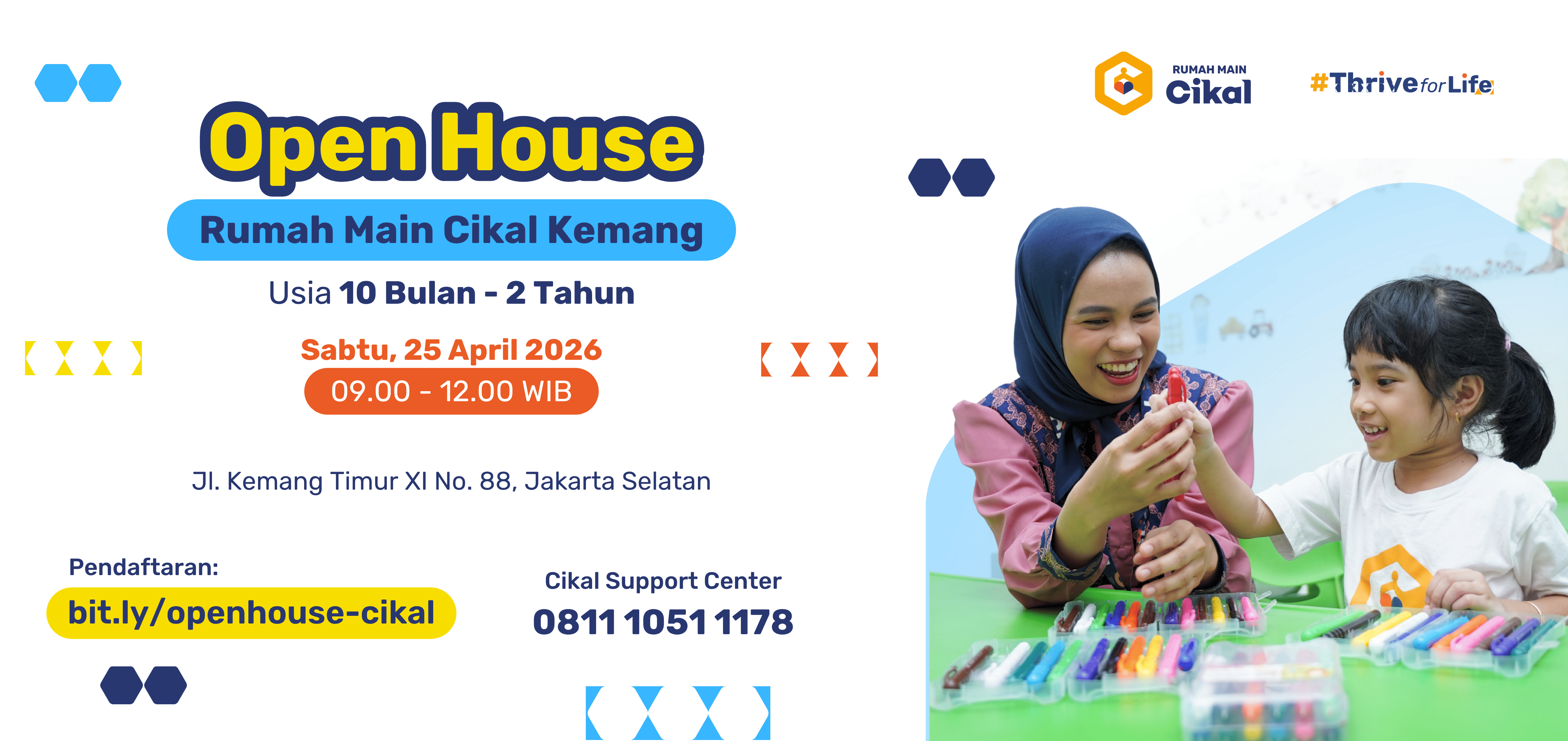 Rumah Main Cikal Kemang Open House 25 April 2026