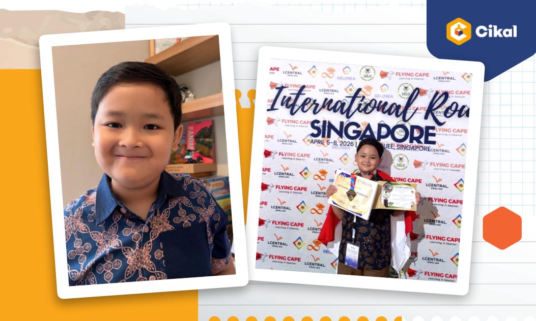 Cerita Andra, Murid SD Cikal Amri Setu, Raih Juara ISLO 2026
