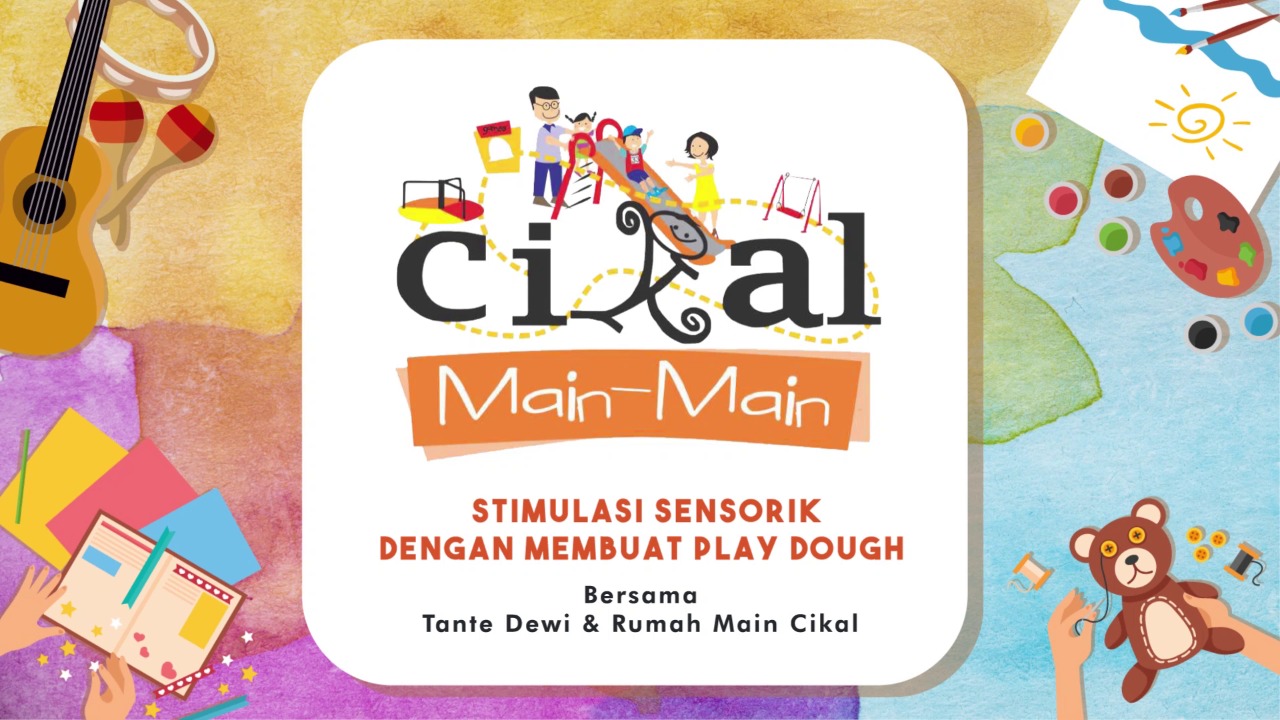 Cikal Main-Main : Playing with Playdough 